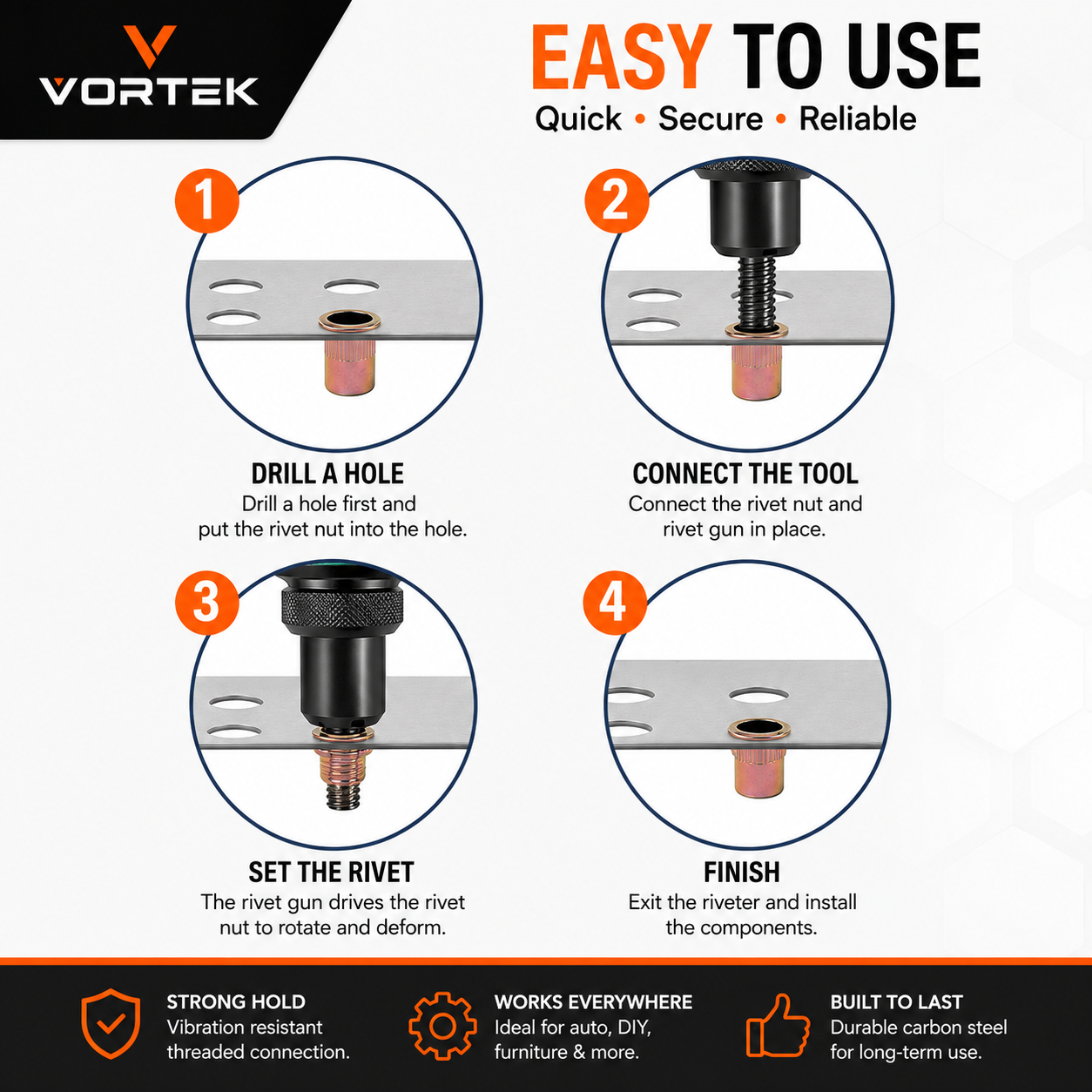 Vortek Rivet Nut Set