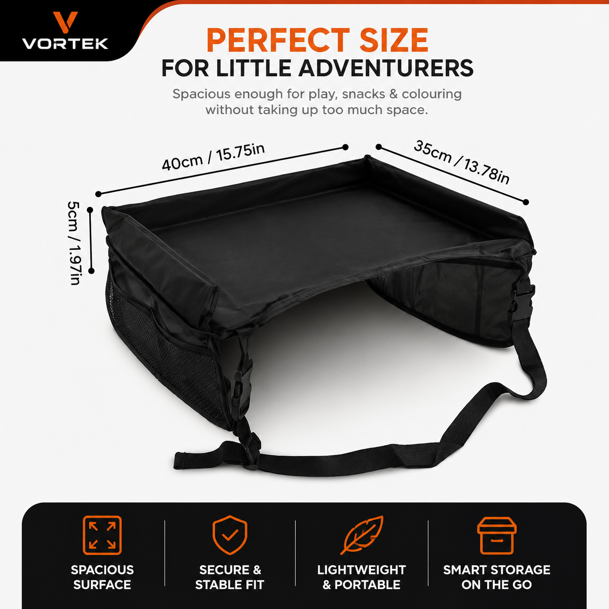 Vortek Backseat Travel Tray