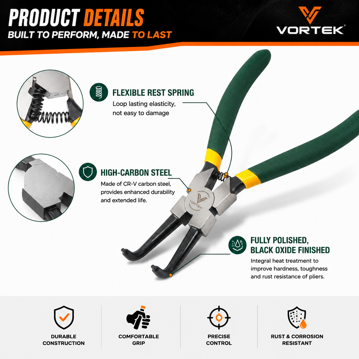 Vortek Snap Ring Pliers Set