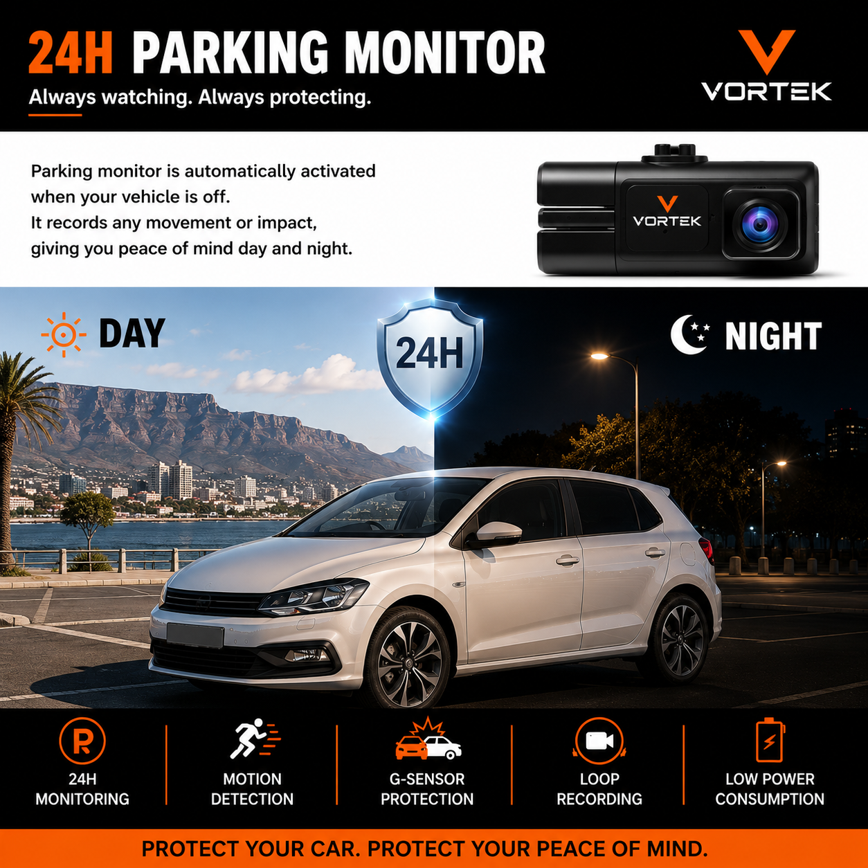 Vortek HD Dash Cam