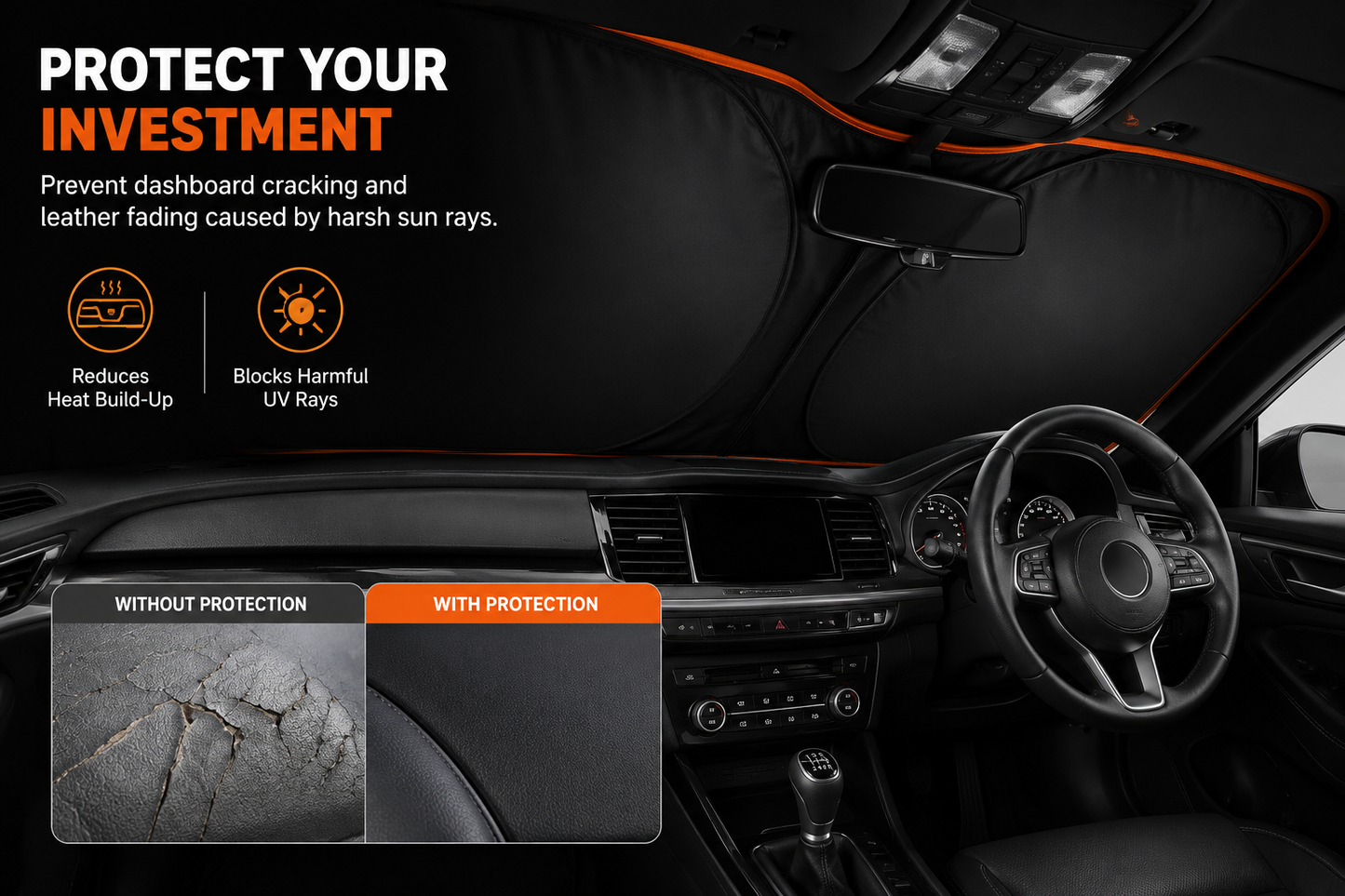 Vortek Windscreen Sunshade