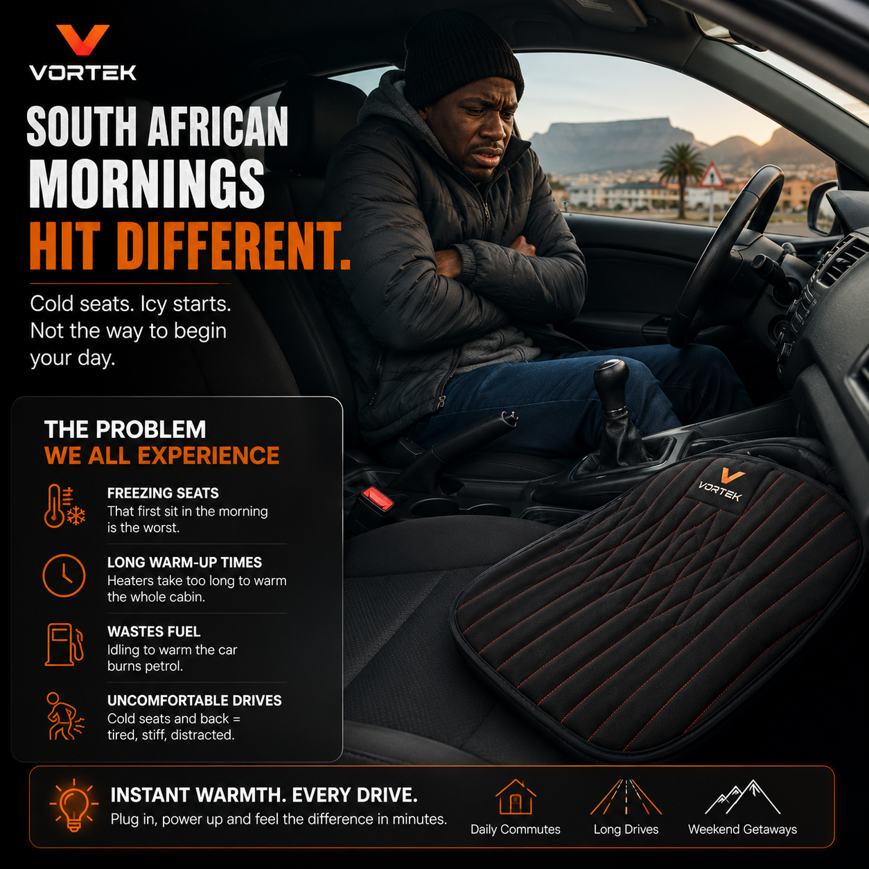 Vortek Heated Seat Cushion
