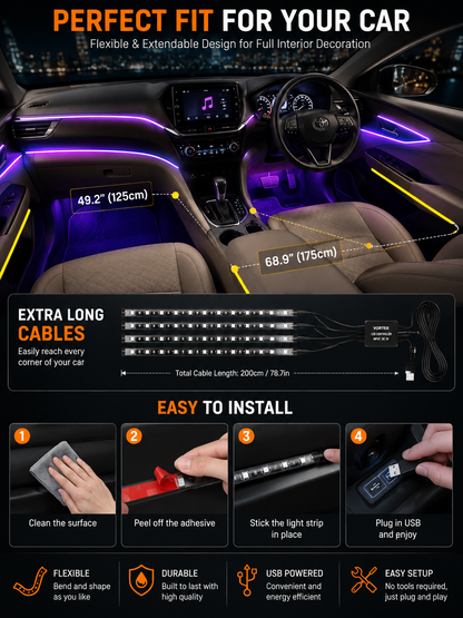Vortek Ambient Interior Lighting Kit