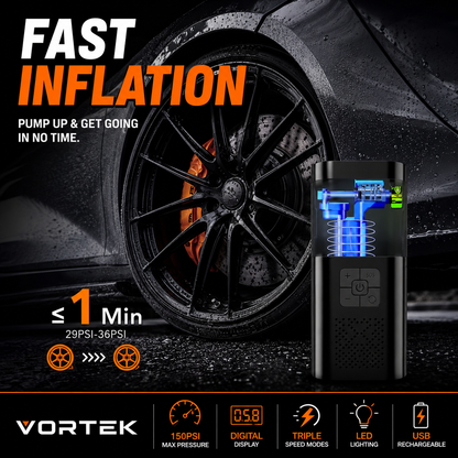 Vortek Portable Tyre Inflator