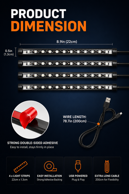 Vortek Ambient Interior Lighting Kit
