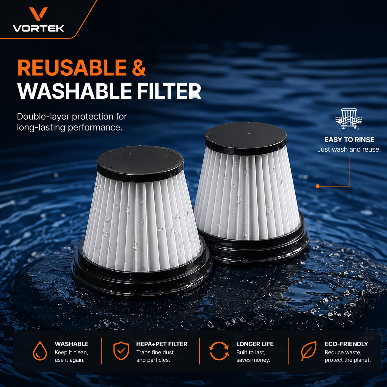 Vortek Portable Car Vacuum