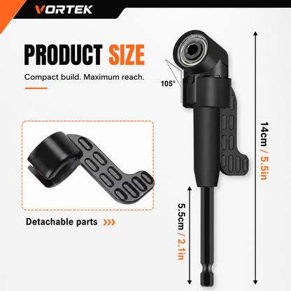 Vortek Right Angle Drill Attachment Set