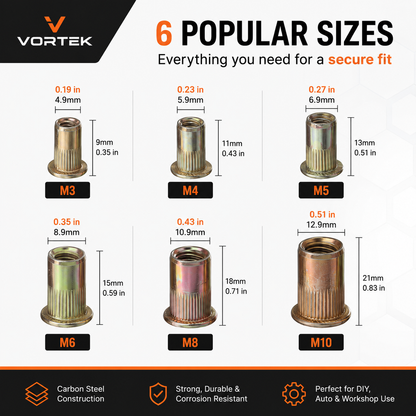 Vortek Rivet Nut Set