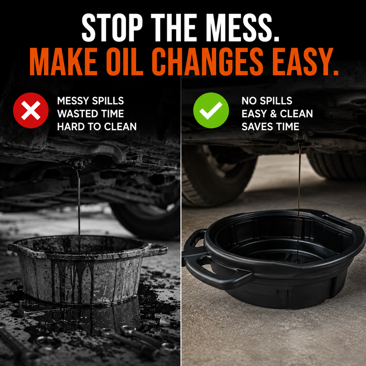 Vortek Oil Drain Pan