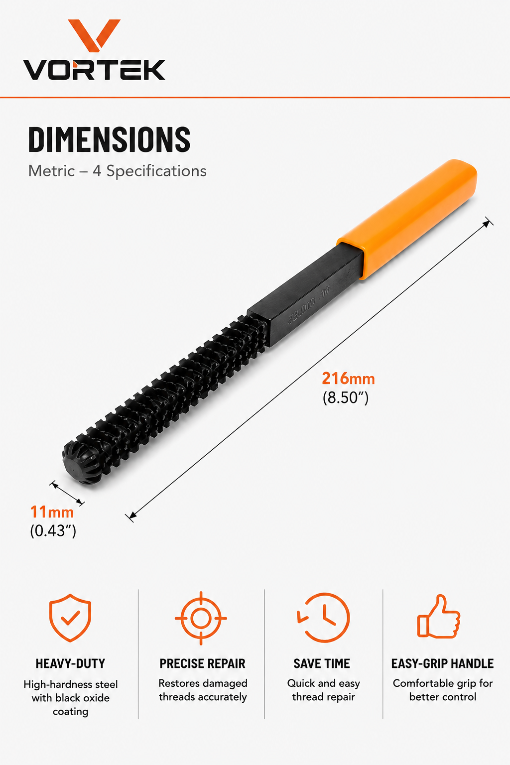Vortek Thread Repair Tool