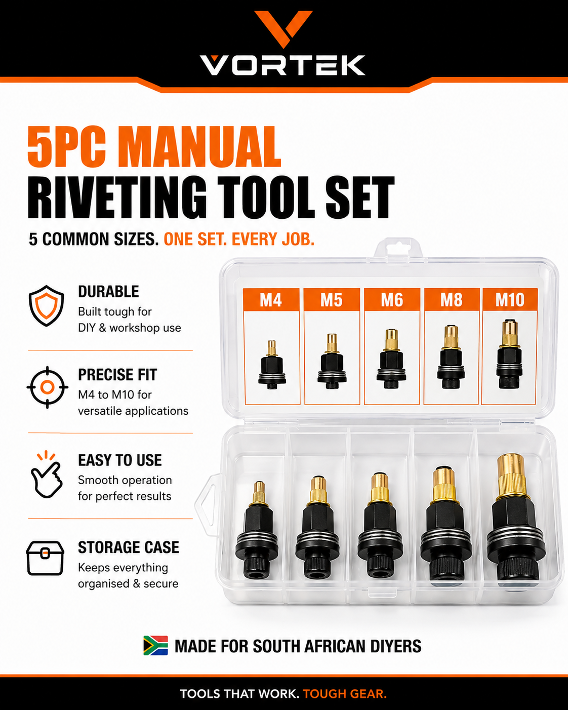 Vortek Rivet Nut Tool