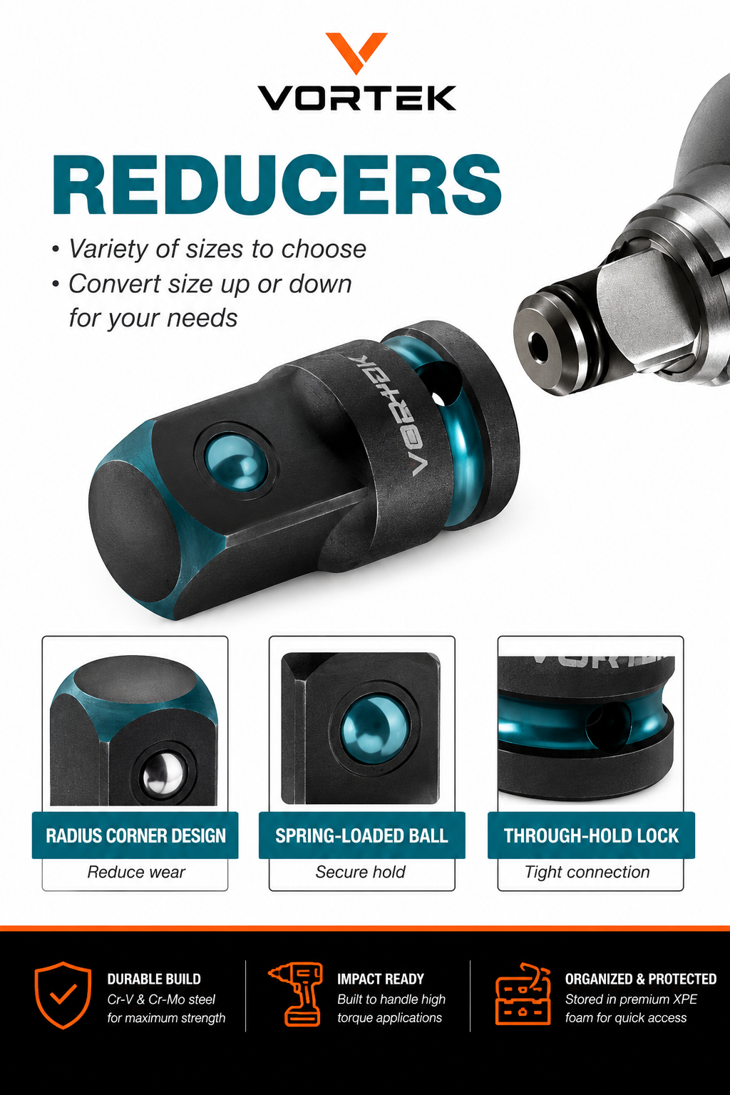 Vortek Impact Socket Adapter Set