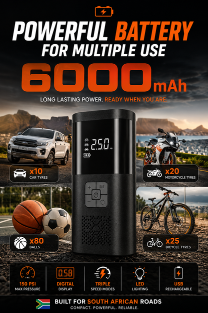 Vortek Portable Tyre Inflator