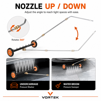 Vortek Undercarriage Pressure Washer Wand
