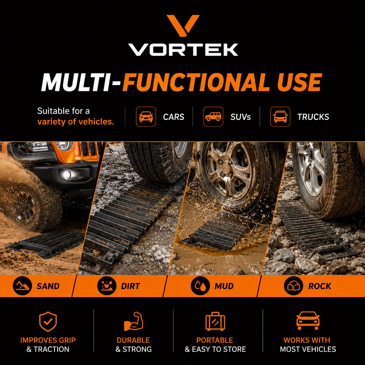 Vortek Mud Traction Mat