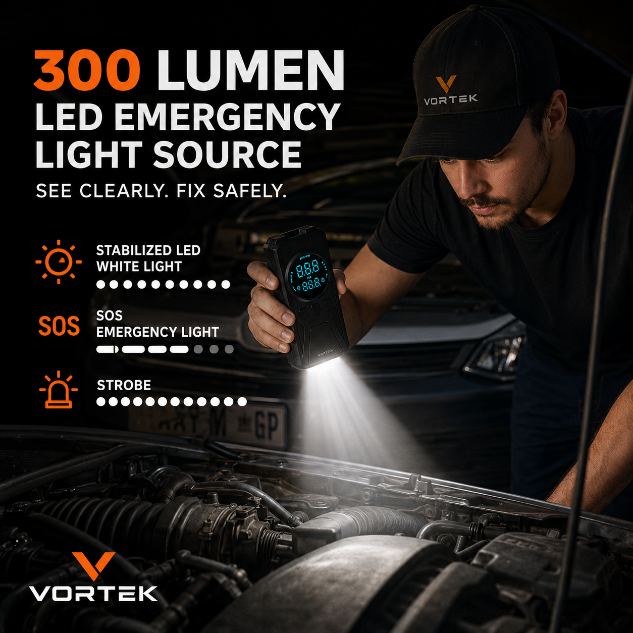 Vortek Portable Jump Start Kit