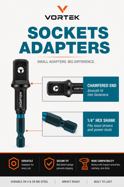 Vortek Impact Socket Adapter Set