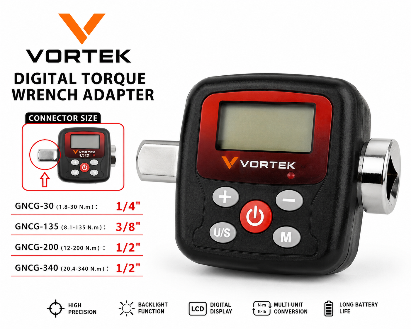 Vortek Digital Torque Gauge
