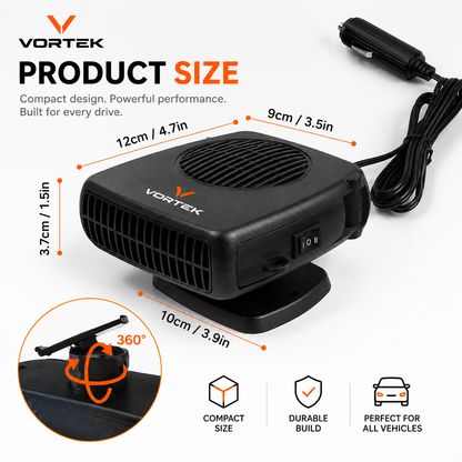 Vortek Portable Car Heater