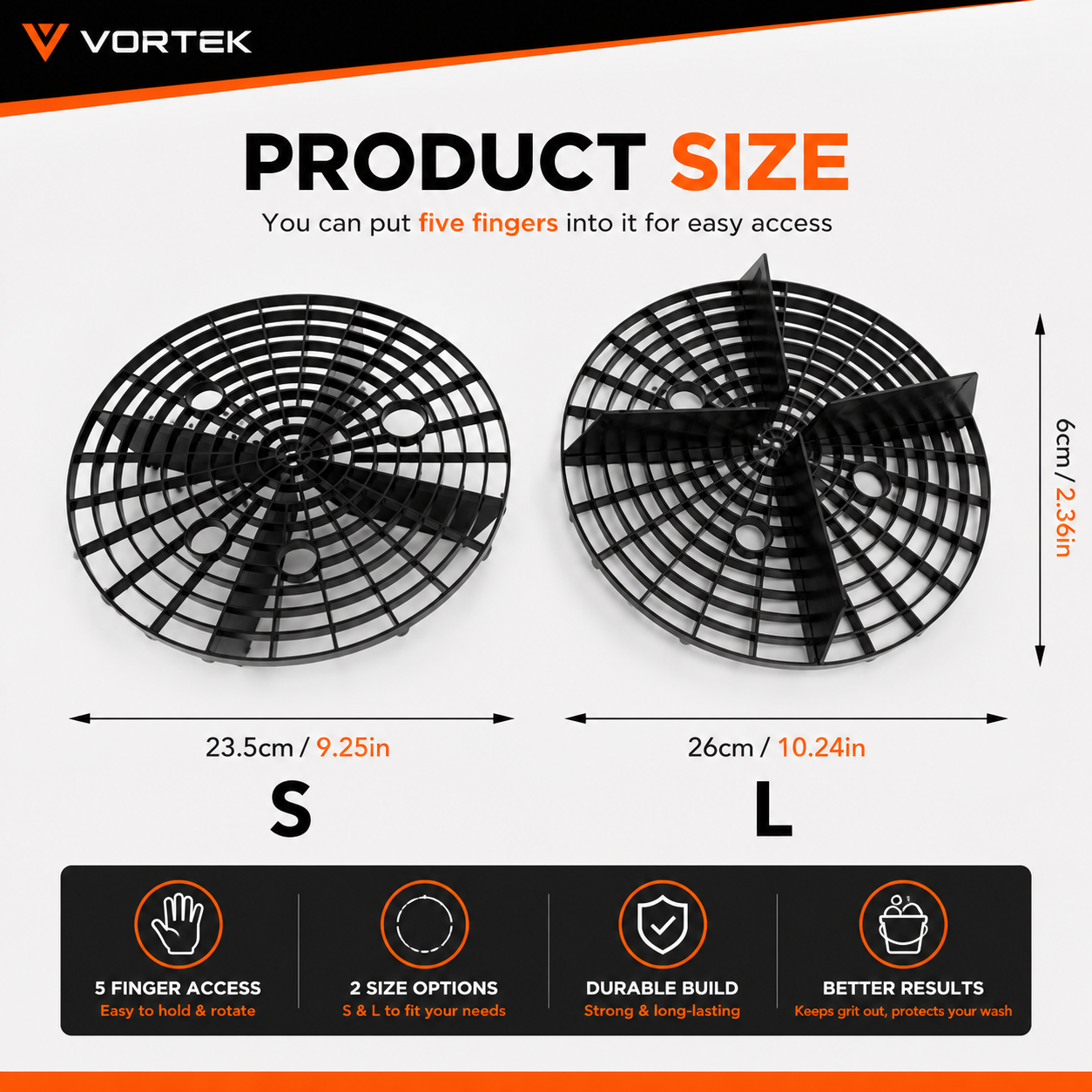Vortek Car Wash Bucket Filter