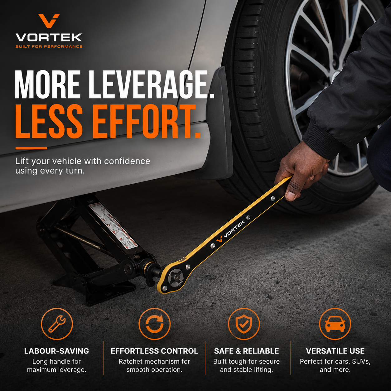 Vortek Scissor Jack Wrench