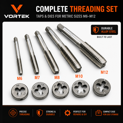 Vortek Tap and Die Set