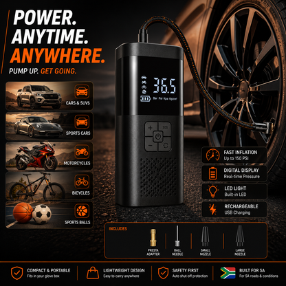 Vortek Portable Tyre Inflator