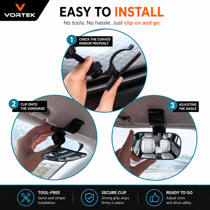 Vortek Rear-Facing Baby Car Mirror
