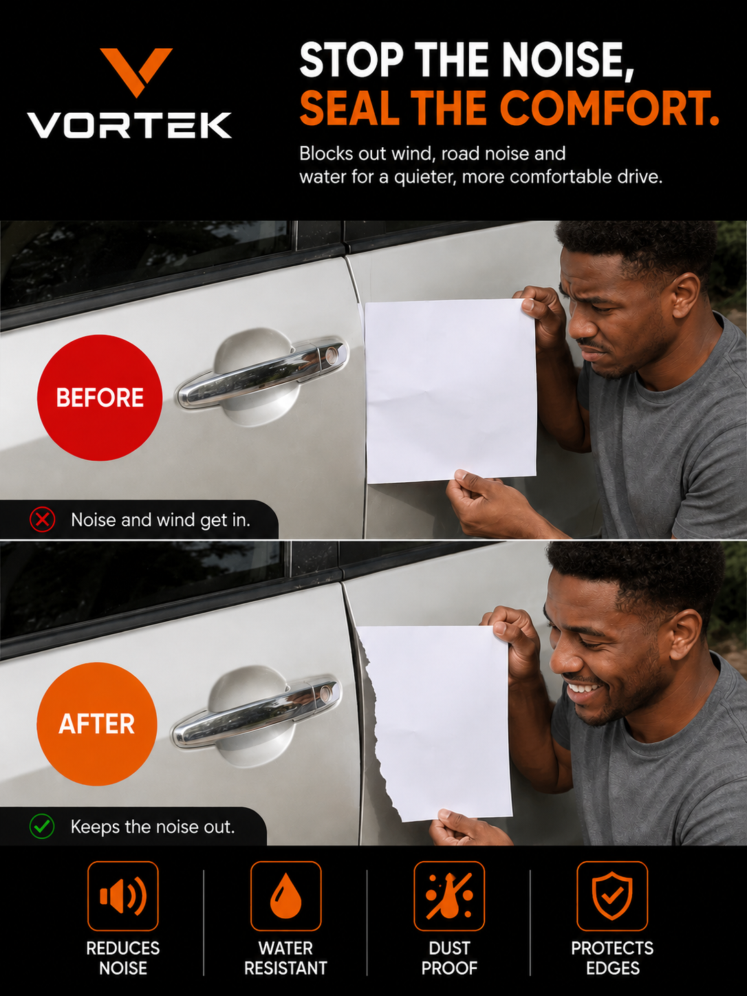 Vortek Door Weatherstrip Seal