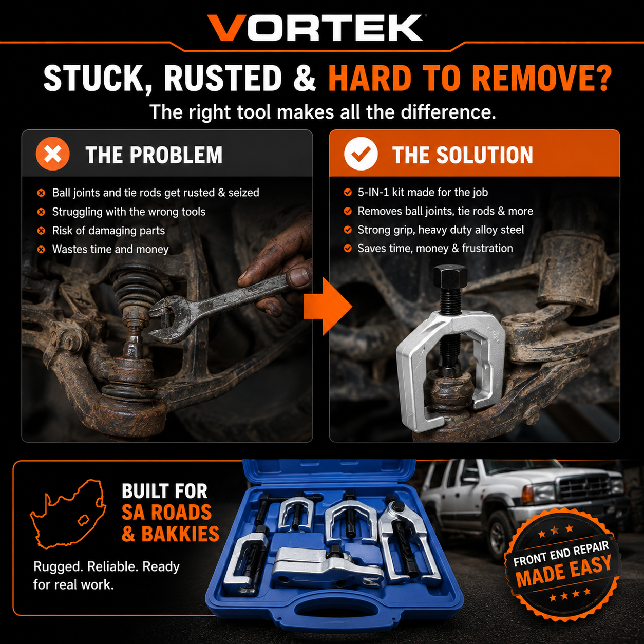 Vortek Ball Joint Separator Kit