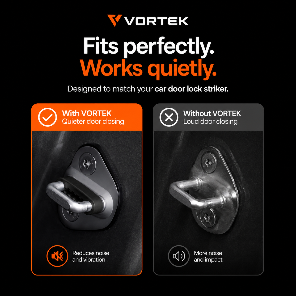 Vortek Soft Close Door Damper Kit