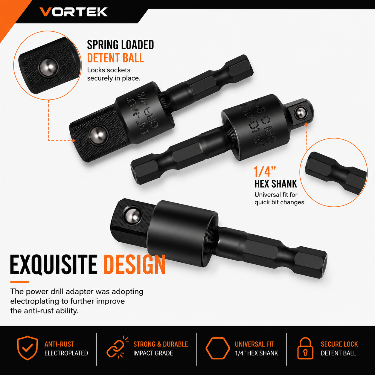 Vortek Right Angle Drill Attachment Set