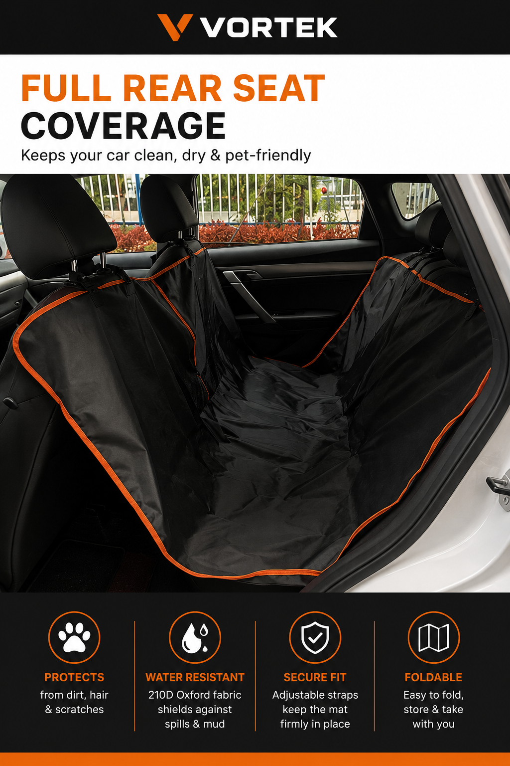 Vortek Waterproof Pet Seat Cover