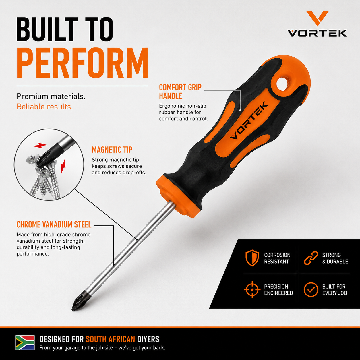 Vortek Magnetic Screwdriver Set