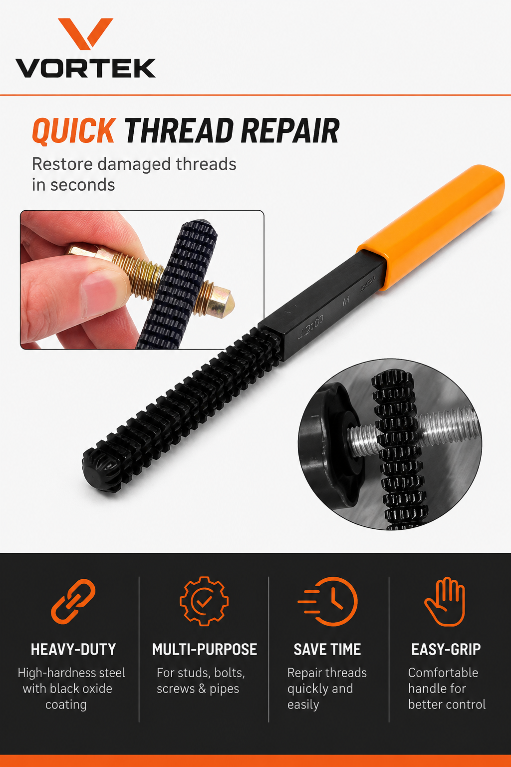 Vortek Thread Repair Tool
