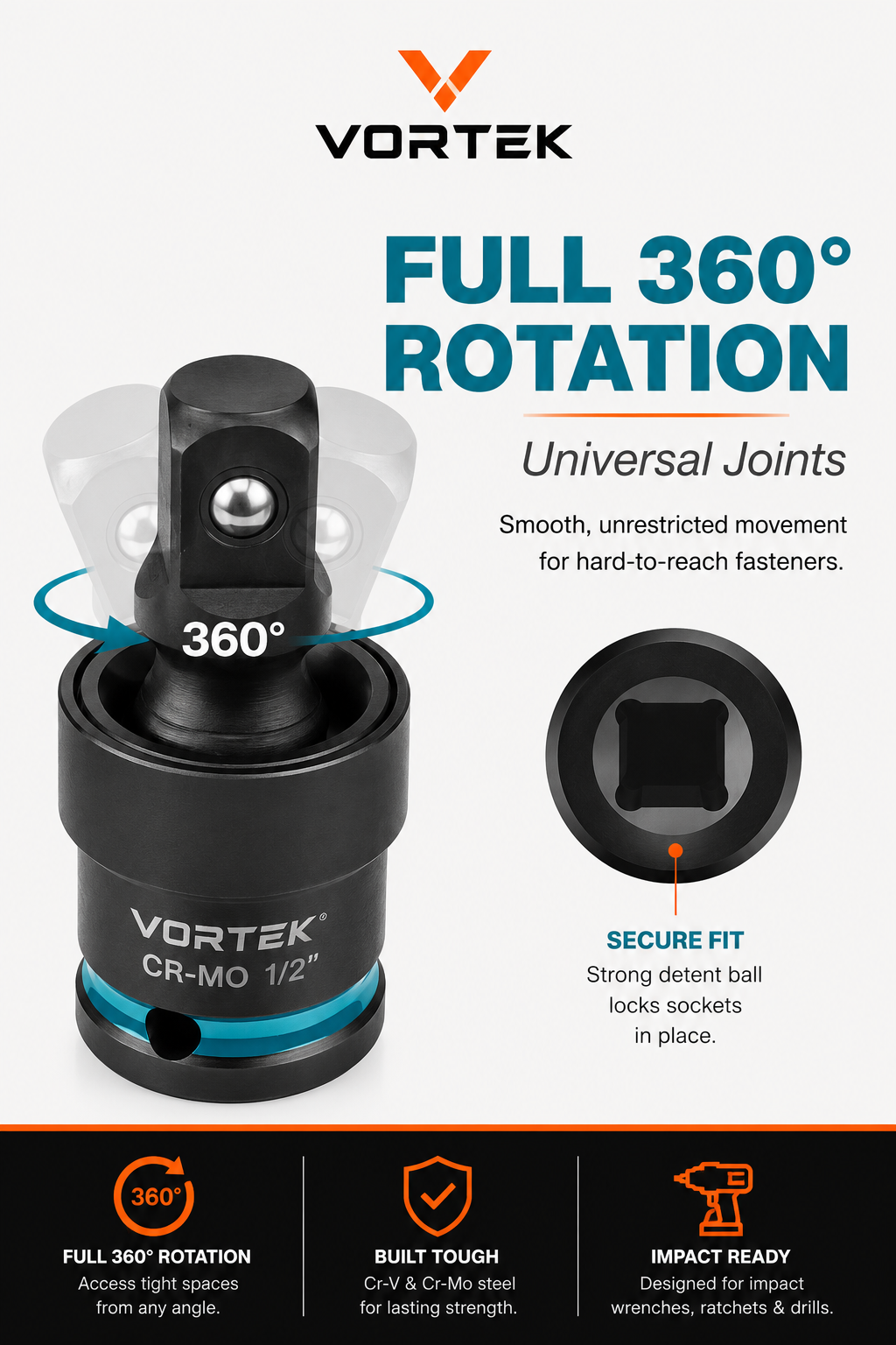 Vortek Impact Socket Adapter Set