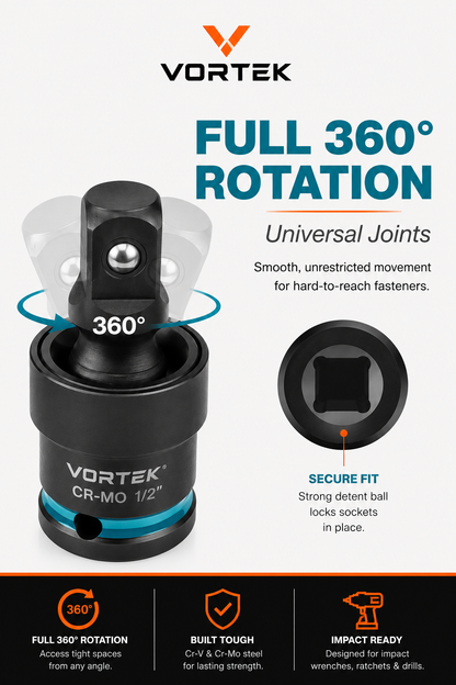 Vortek Impact Socket Adapter Set