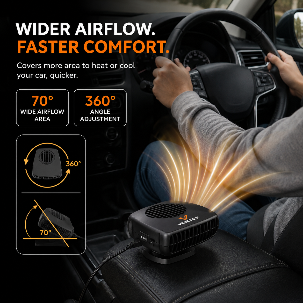 Vortek Portable Car Heater