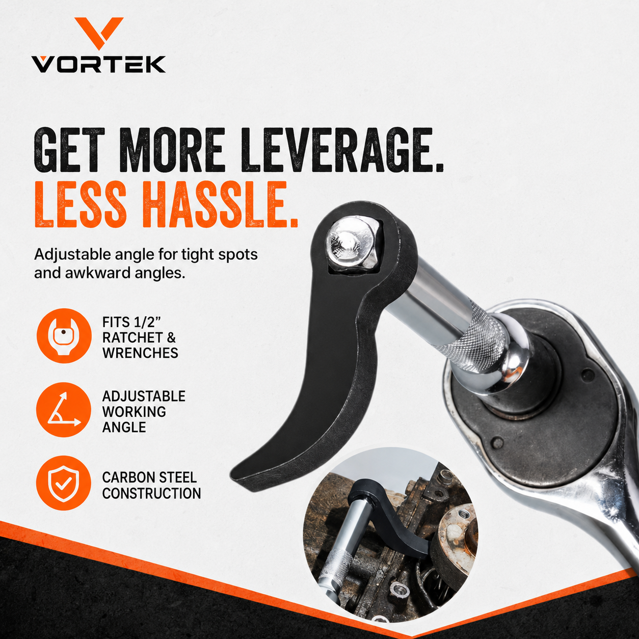 Vortek Adjustable Angle Bull Horn