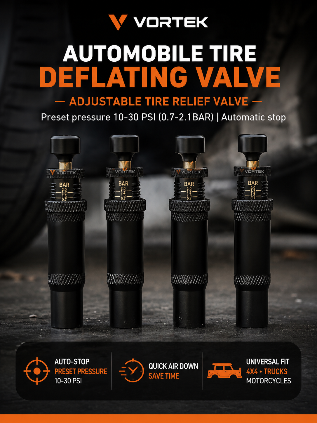 Vortek Rapid Tyre Deflator