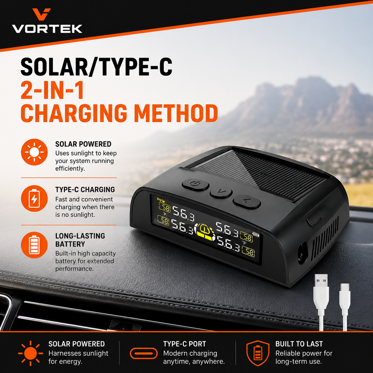 Vortek Tyre Pressure Monitor