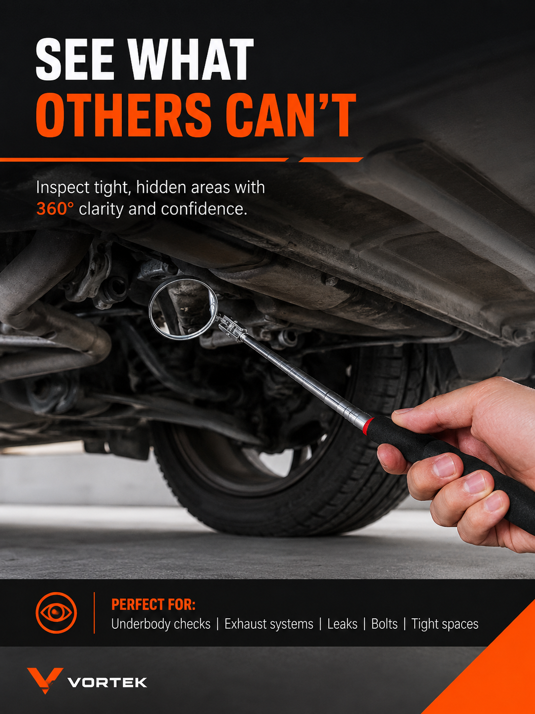 Vortek Telescoping Inspection Mirror & Magnetic Pickup Set