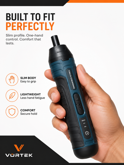 Vortek Cordless Electric Screwdriver