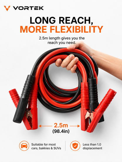 Vortek Heavy-Duty Jumper Cables