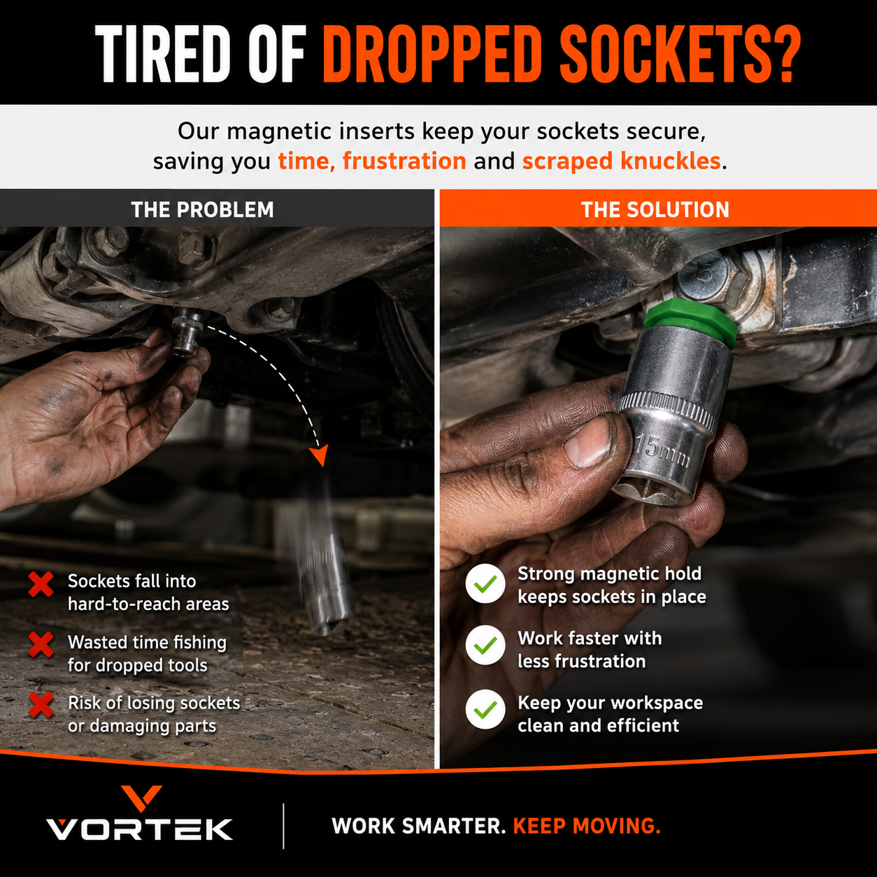 Vortek Magnetic Socket
