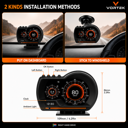 Vortek OBD2 Head-Up Display