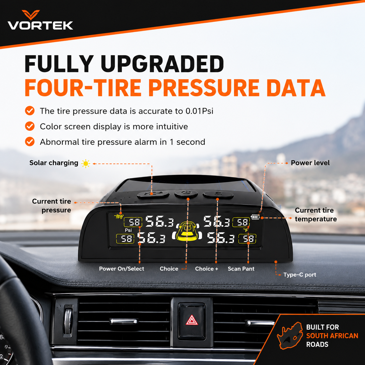 Vortek Tyre Pressure Monitor