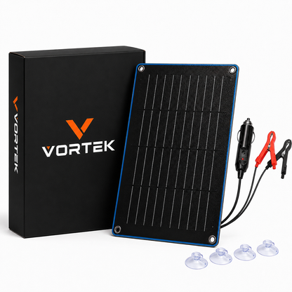 Vortek Window-Mount Solar Battery Charger