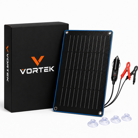 Vortek Window-Mount Solar Battery Charger