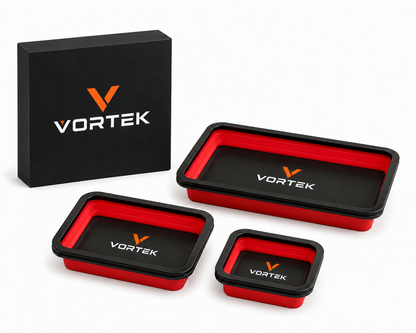 Vortek 3-Piece Magnetic Parts Tray Set
